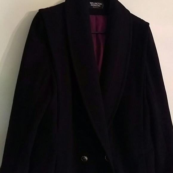 Wellington Fashions Jackets & Blazers - Women's medium 100% WOOL coat